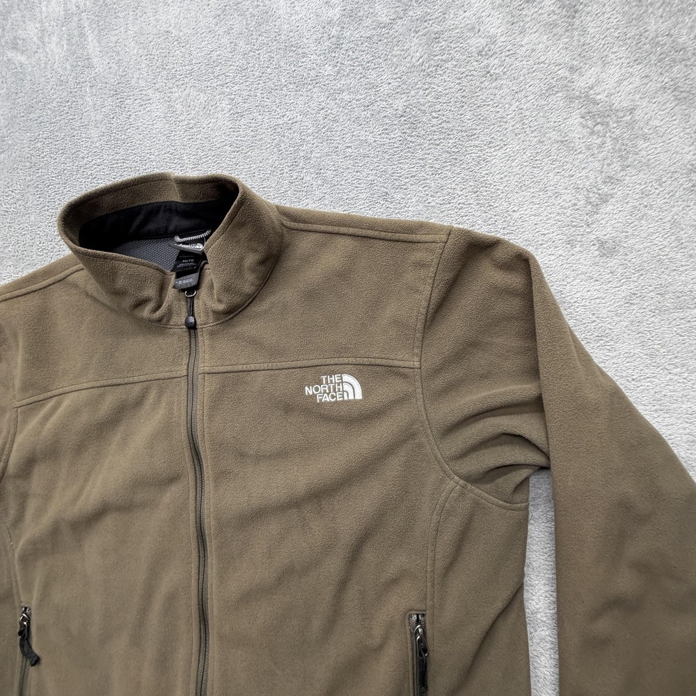 The North Face Jacket Mens XL Brown Windwall Full Zip Lined Pockets Outdoor - Picture 10 of 16
